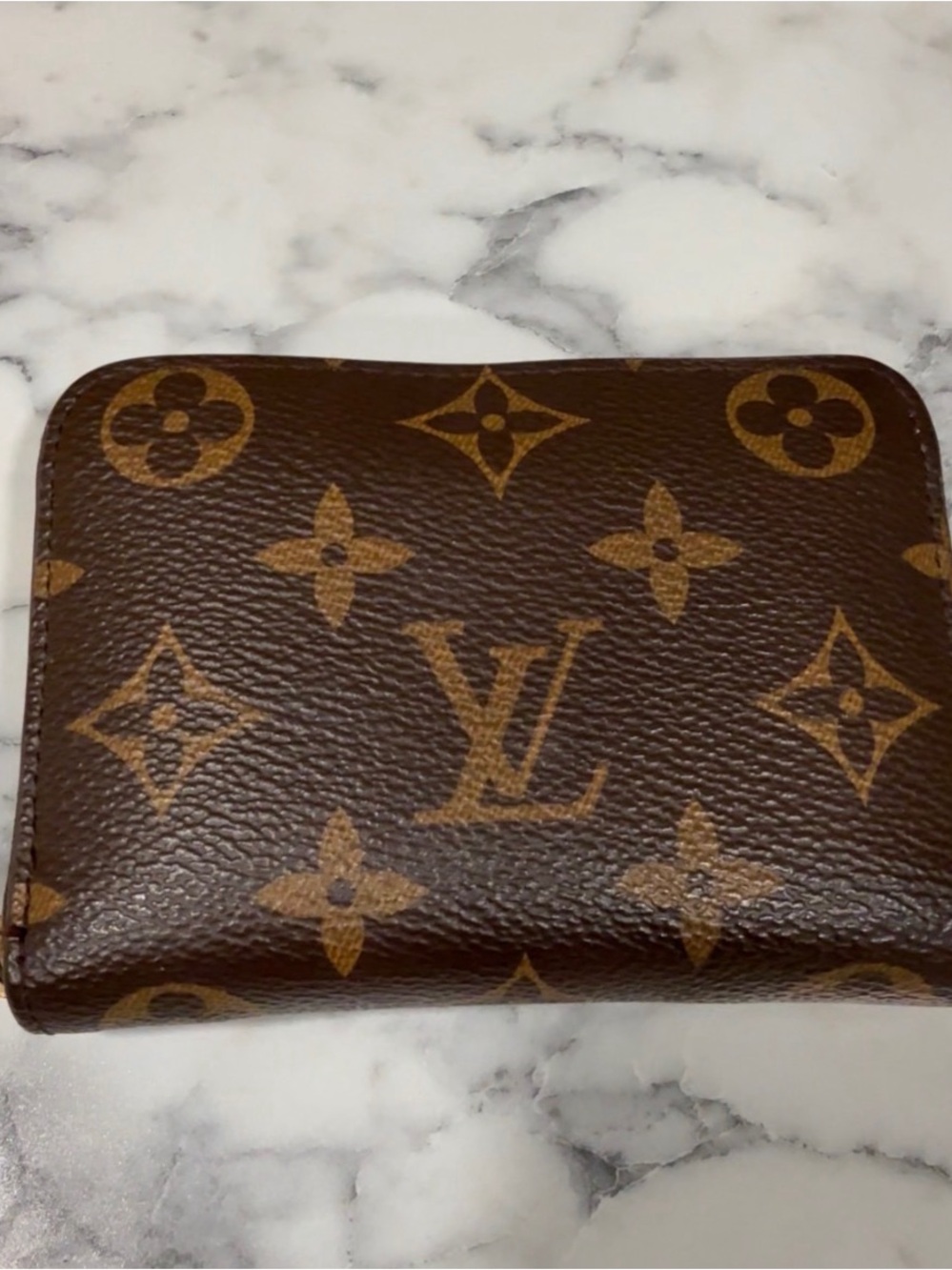 LV Monogram Zip Wallet